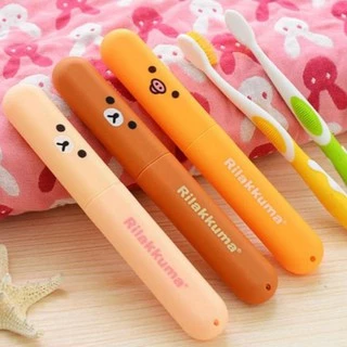 Hộp Đựng Bàn Chải GẤU RILAKKUMA Du Lịch Tiện Lợi Thế Hệ 2 H177