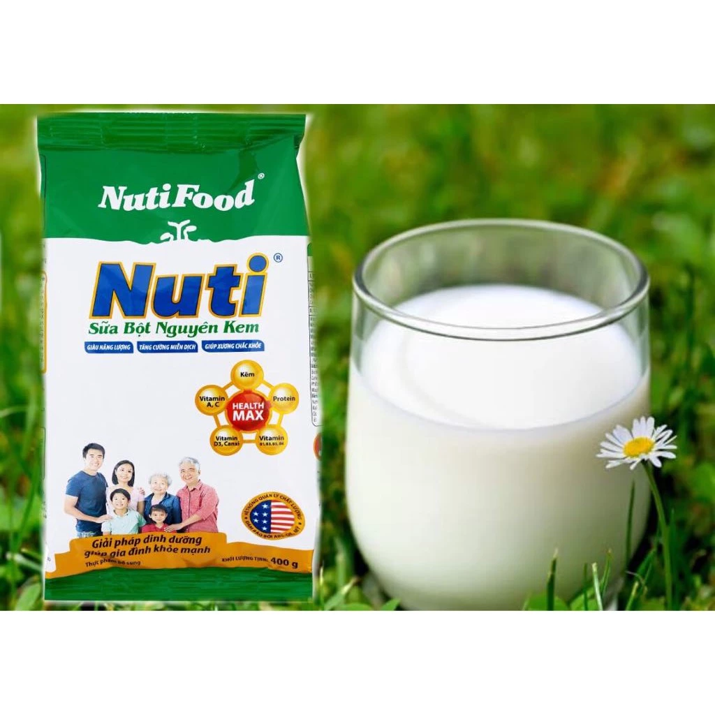 Sữa bột Nuti nguyên kem 400g