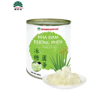 Nha đam đường phèn Wonderful lon 870g