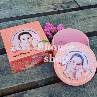 01 Hộp Mặt Nạ Đắp Mắt Trái Đào KISS BEAUTY 99% PEACH EYE MASK (60 Miếng)