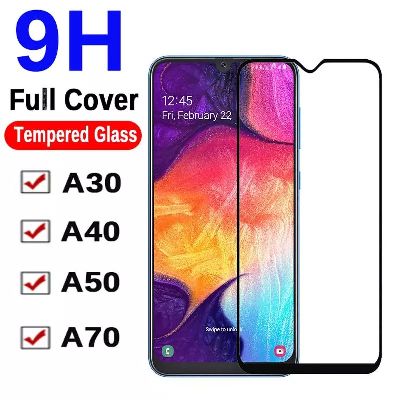 Kính cường lực 9H chống dính dấu vân tay chuyên dụng cho Samsung Galaxy A30 A40 A50 A70 A20 A30s A50s