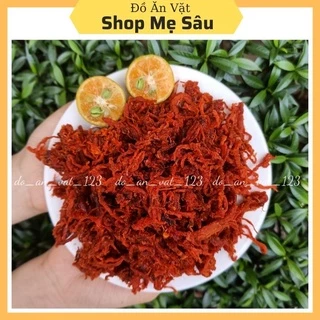 500g Thịt bò khô xé sợi khô heo giả bò sấy sợi thơm cay dai ngon