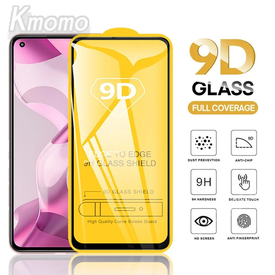 Kính Cường Lực 9D Toàn Màn Hình Cho For Xiaomi 11 Lite 5G Ne Mi 11 Lite 11T Pro