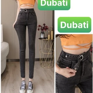 QUẦN JEAN NỮ LƯNG CAO SIÊU CO DÃN, QUẦN BÒ CẠP CAO FROM NỮ DÁNG ÔM SIÊU XINH 223- DUBATI FASHION