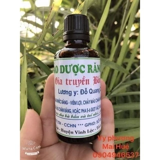 Thảo dược chà răng cho bé ( lọ 50ml)