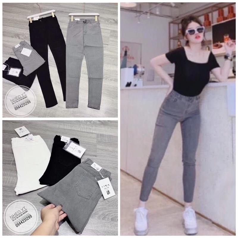 Quần Bò Giấy ? Dáng Legging Ôm