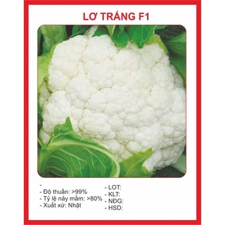 Hạt Giống Súp Lơ Trắng 0.2gr