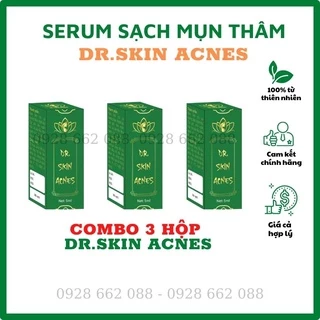 Combo 3 hộp serum sạch mụn Dr.skinacnes 5ml đánh bay mụn hết thâm trong 7 ngày