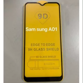 Kính cường lực Samsung A01 Full màn hình Full keo