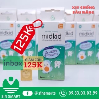 Xịt Chống Sâu Răng MIDKID an toàn tuyệt đối dành cho bé