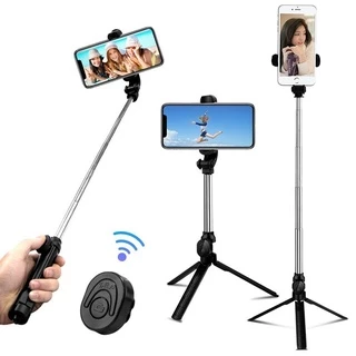 Gậy chụp ảnh tự sướng 3 chân tripod XT-10 kết nối Bluetooth cho điện thoại