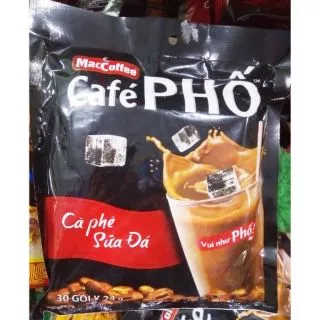 Cà phê PHỐ sữa đá - Bịch 30 gói 24g