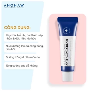 [AHOHAW] Kem dưỡng chống lão ,nâng cơ AHOHAW-ELAZULENE PEPTABLUE ANTI-AGING CREAM 50gram