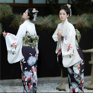 (Có Sẵn) Bộ Kimono Yukata Nữ Truyền Thống Nhật Bản Cao Cấp - CCM07