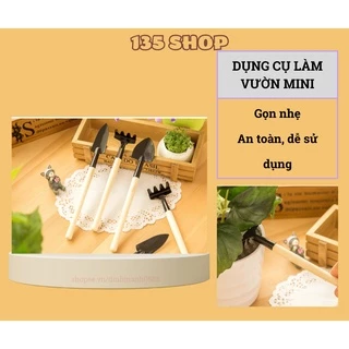 Bộ dụng cụ làm vườn mini 3 món tiện dụng