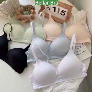 Áo ngực nữ mút mỏng không gọng, Áo bra cotton mềm mại, Thiết kế trẻ trung cùng hoạ tiết gợi cảm   BellarBra A919
