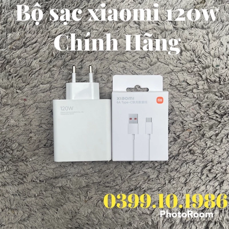 [CAM KẾT CHÍNH HÃNG] Bộ sạc Xiaomi 120w Mi Turbo sạc Mi10 Ultra, Mi 11T Pro, Black Shark cực nhanh