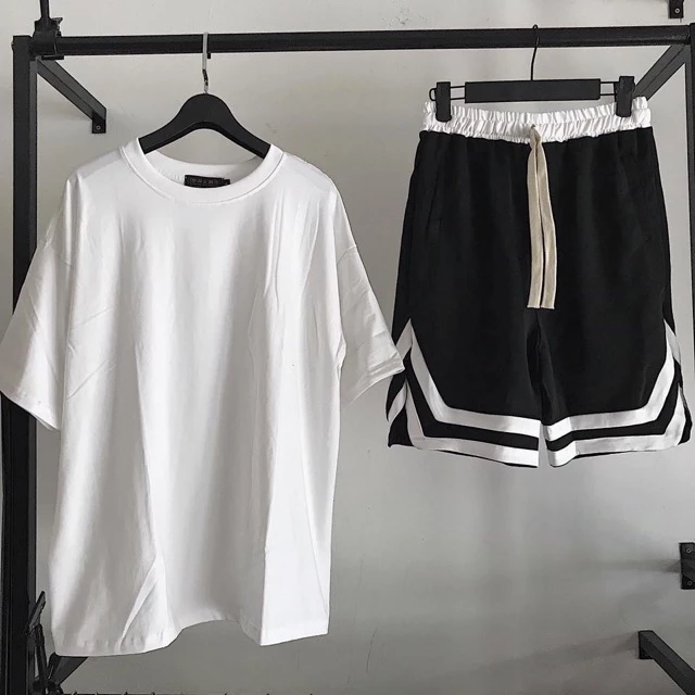 Quân Short Thun 2V tập gym phong cách basic đơn giản cho nam phong cách streetwear trẻ trung năng động