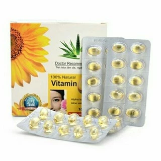 Viên uống đẹp da Vitamin E thiên nhiên  tinh chất nha đam giúp ngăn ngừa lão hóa da