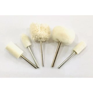 Bộ 5 Đầu Đánh Bóng Trang Sức Resin Mini Cho Máy Cầm Tay - Trường Thịnh Sài Gòn