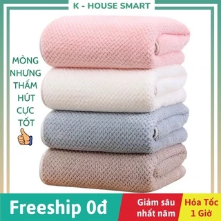 Khăn tắm lông cừu lớn sợi microfiber Hàn Quốc cao cấp mềm mịn bảo vệ da cho gia đình và cho bé