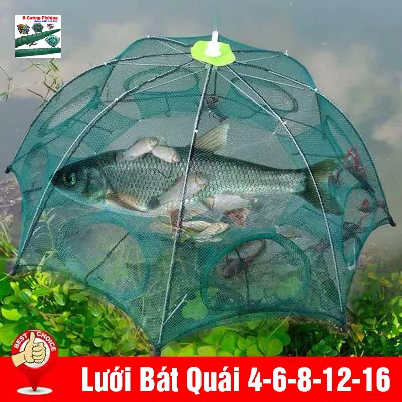 [Giá Sỉ] Lồng Đánh Bắt Tôm Cua Cá 6 - 8 - 12 - 16 Cửa Thái Lan