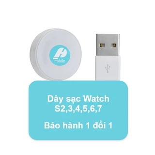 Cáp sạc không dây thay thế cho đồng hồ watch 2,3,4,5,6,7,SE có bảo hành