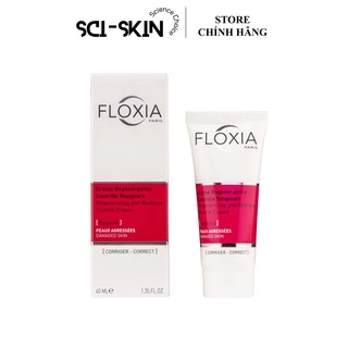 Kem dưỡng FLOXIA REGENERATING AND REDNESS CONTROL CREAM 40ml phục hồi và làm dịu da