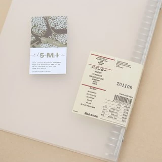 Bìa Binder Muji Khổ A4 A5 B5 - Hàng Chính Hãng