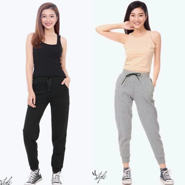 Quần jogger len tăm chất dày dặn