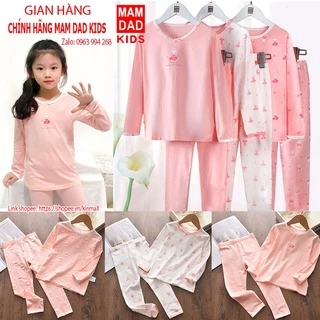 Bộ Đồ Ngủ Dài Tay Cho Bé Gái thương hiệu MAM DAD KIDS (bé từ 9-34kg)