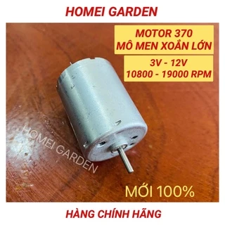 Motor 370 3V - 12V 10800-19000RPM mô-men xoắn lớn bàn chải kim loại quý - CM004