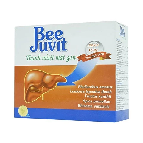 Bee Juvit Thanh Nhiệt Mát Gan tăng cường chức năng giải độc gan,mát gan, giúp hỗ trợ giảm viêm gan, xơ gan