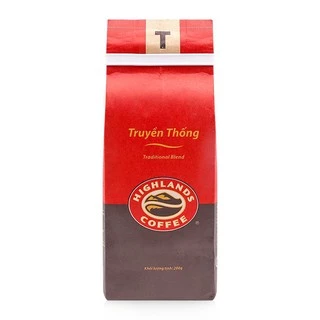 Cà phê rang say Highlands truyền thống gói 200g