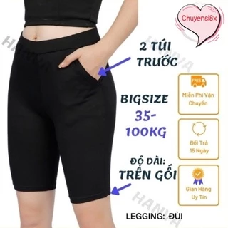 Quần Legging Đùi Nữ Nâng Mông cotton co giãn 4 chiều Không Cắn Chỉ Tập Gym Mặc Nhà Hoạt Động Ngoài Trời Siz