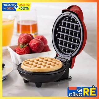 Máy làm bánh Waffle, Nướng bánh kẹp tổ ong mini Sokany