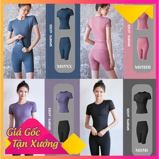 Bộ đồ Thể Thao Nữ tập Yoga, Gym, Zumba quần Short M15 Cao Cấp - NEW