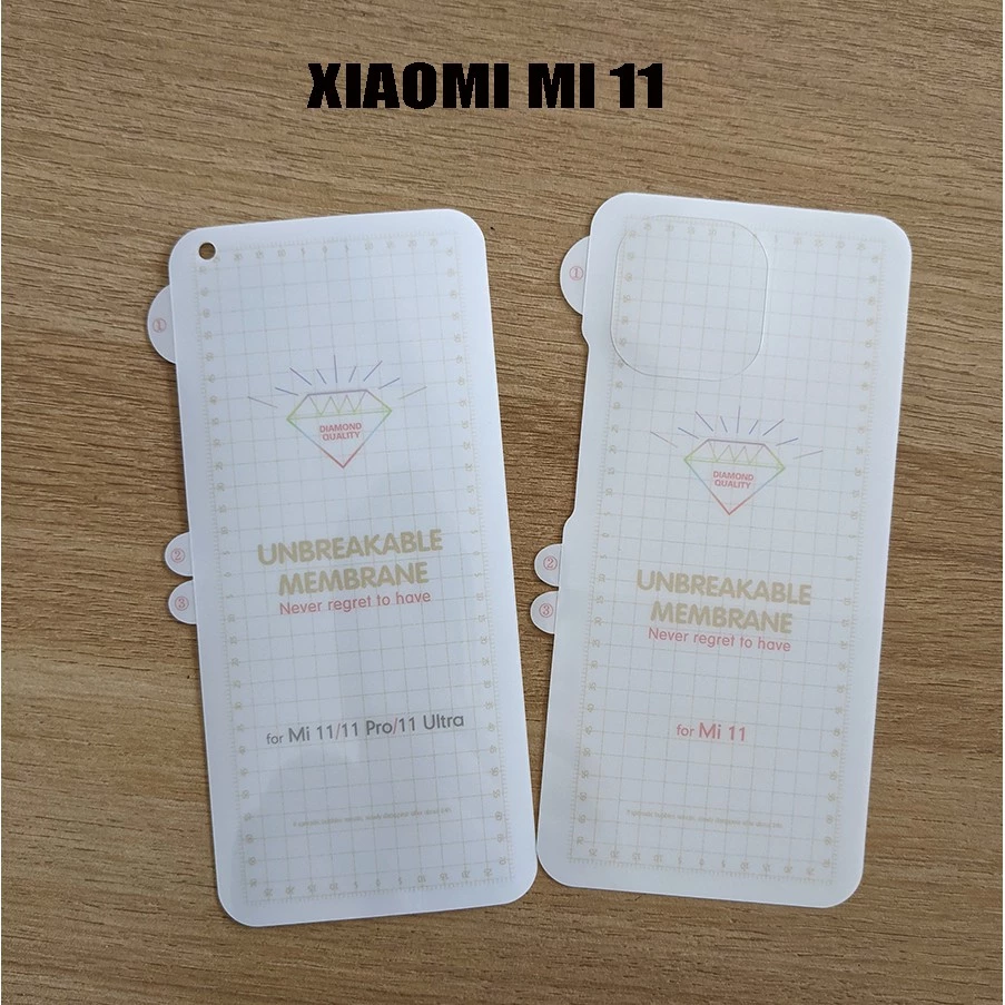 Miếng dán PPF chống xước 2 mặt Xiaomi Mi 11