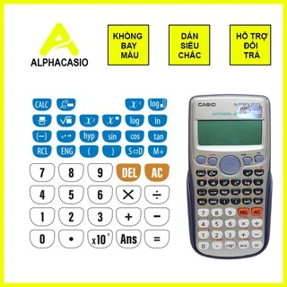 [ CHỐNG TRẦY XƯỚC ] XANH DƯƠNG TRẮNG BASIC, Sticker dán bàn phím máy tính casio fx 570vnplus, fx 570esplus