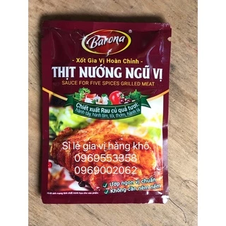 Xốt Thịt Nướng Ngũ Vị Gia Vị Hoàn Chỉnh BARONA Thịt Nướng Ngũ Vị gói 80g