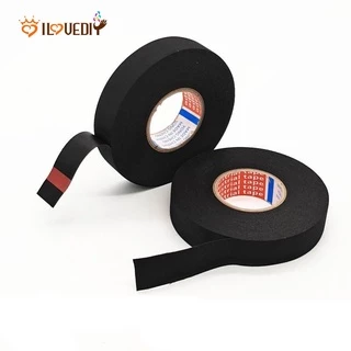 Cuộn băng keo vải cách nhiệt chống cháy 8 / 15 / 19mm X 15m cho dây cáp xe hơi