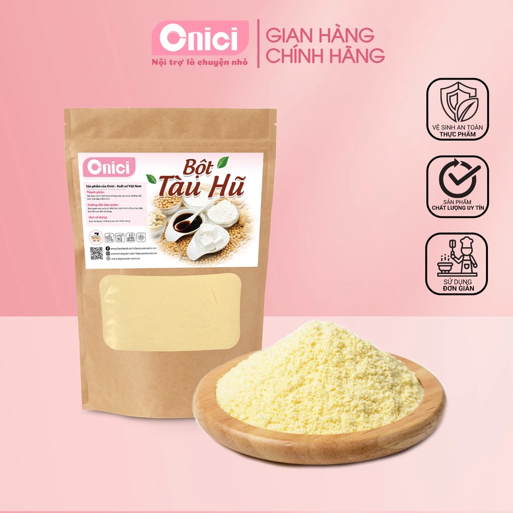 Bột tàu hủ Singapore BẾP CỦA MẸ ONICI set nguyên liệu 100g