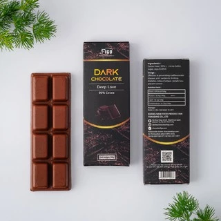 [GIÁ DÙNG THỬ] Kẹo socola 90% cacao ít đường thỏi 20g FIGO, ĐỒ ĂN VẶT ĂN KIÊNG, KETO