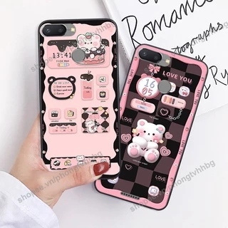 Ốp lưng Xiaomi Redmi 6 / Redmi 6A gấu,thỏ trắng , đồng hồ dễ thương cute cực đẹp