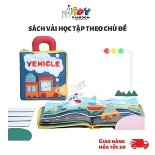 Sách Vải Học Tập Woa Toys, Tương Tác Cùng Bé Theo Chủ Đề - Cao Cấp Nhất 2024