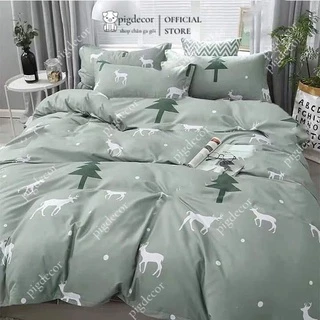 [Giá siêu rẻ]Bộ vỏ chăn ga gối cotton poly hàn quốc 1m6,1m8,được chọn mẫu