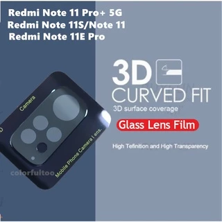 Ốp Điện Thoại Kính Cường Lực 3D Bảo Vệ Camera Cho Xiaomi Redmi Note 11 Pro+ 5G 11S 10S Note11Pro+ Plus 11E Pro Note10 4G 5G