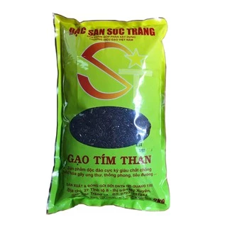 [Túi 2kg]Gạo Lứt Tím Than Sóc Trăng 2kg - Cơm mềm dẻo, mùi thơm đặc trưng