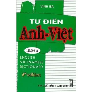 Sách - từ điển anh - việt 120.000 từ (bìa cứng)