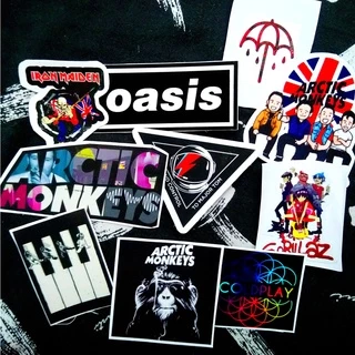 Sticker Rock: combo UK - 10 chiếc khác nhau - Bụi store